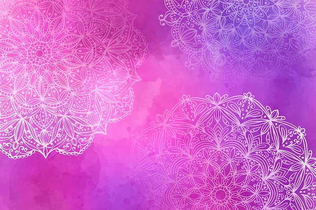 Mandala-Hintergrund mit Farbverlauf