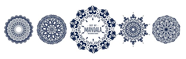 Mandala-Muster im indischen oder arabischen Stil