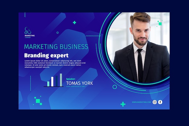 Marketing business banner vorlage