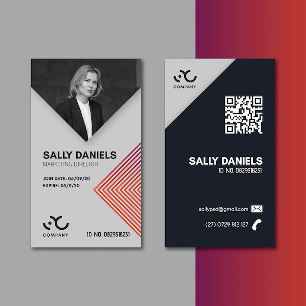 Marketing business id-karte