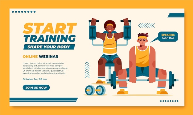 Marketing-webinar für flache fitnessstudios