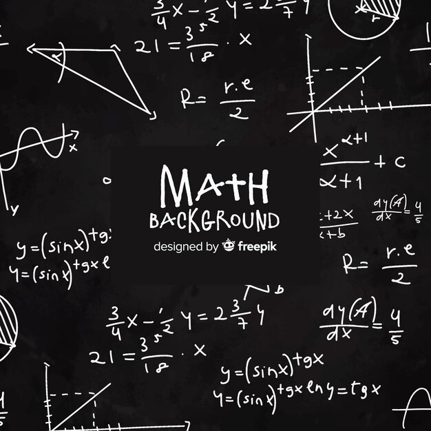 Mathe realistische Tafel Hintergrund