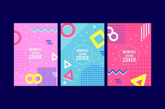 Memphis buntes Cover Pack