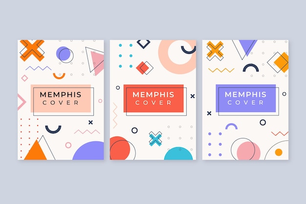 Memphis design cover kollektion