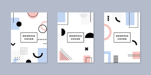 Memphis design cover pack