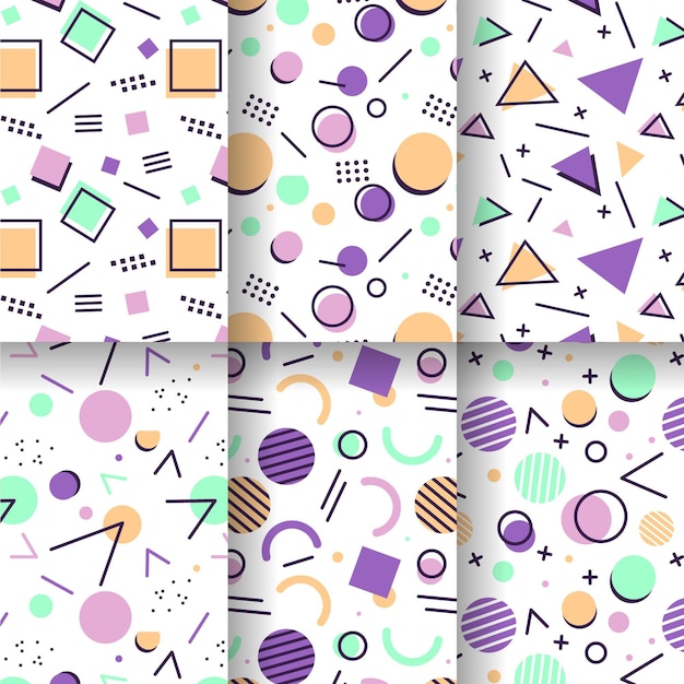 Memphis pattern pack thema