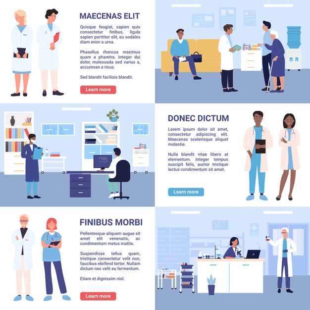 Krankenhaus Oder Medizinisches Zentrum Gebaude Aussen Und Krankenwagen Stadthintergrundillustration Premium Vektor