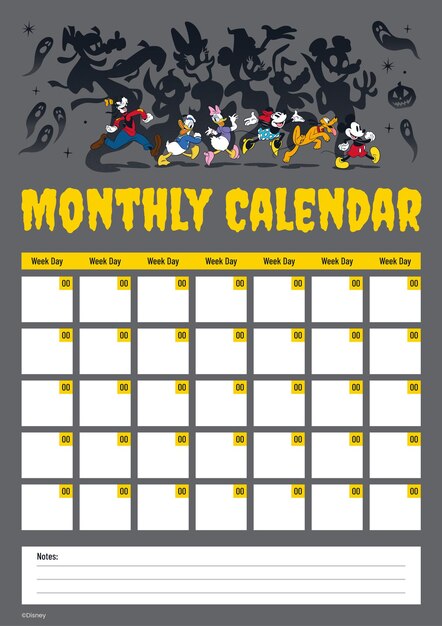 Mickey Maus Halloween-Monatskalender