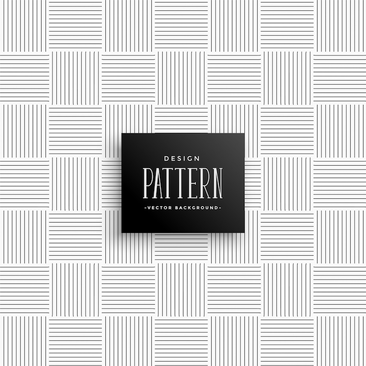 Kostenlose Vektor minimale elegante linien muster hintergrund