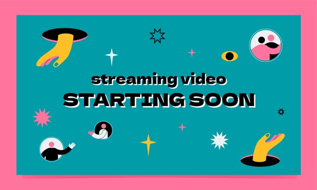 Minimaler Twitch-Hintergrund für Wohltätigkeitsveranstaltungen