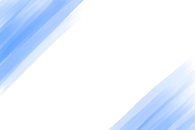 Minimalistischer blauer Pinselstrich Hintergrund