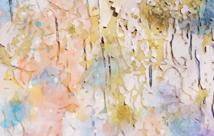 Kostenlose Vektor mischfarben-aquarell-texturwand