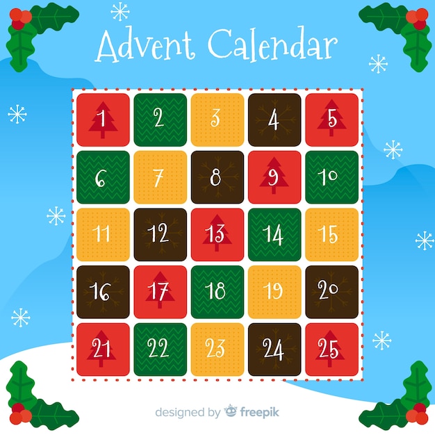 Mistelzweig ecken adventskalender