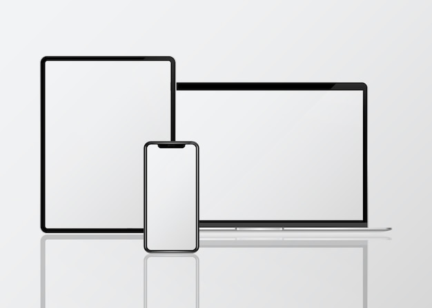 Mockup eines digitalen Geräts