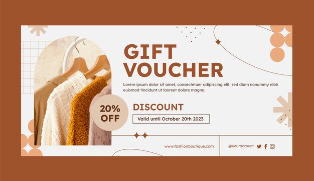Modeboutique-Vorlagendesign