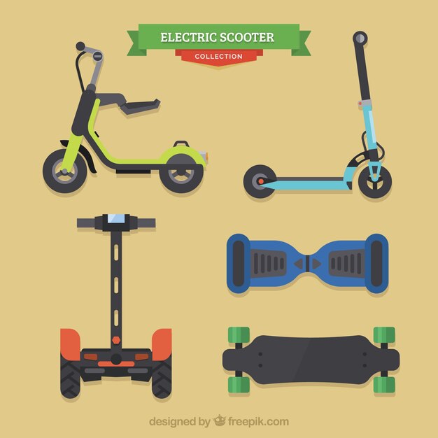 Moderne Elektroroller Sammlung