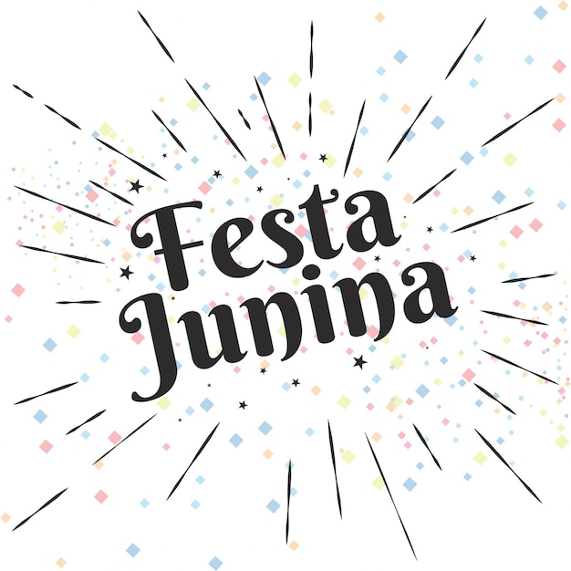 Moderne festa junina hintergrund