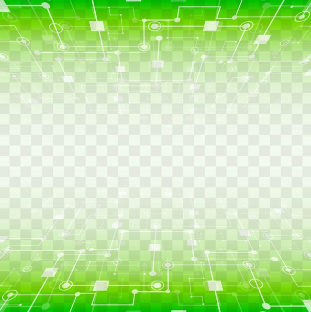 Moderne grüne Technologie Hintergrund