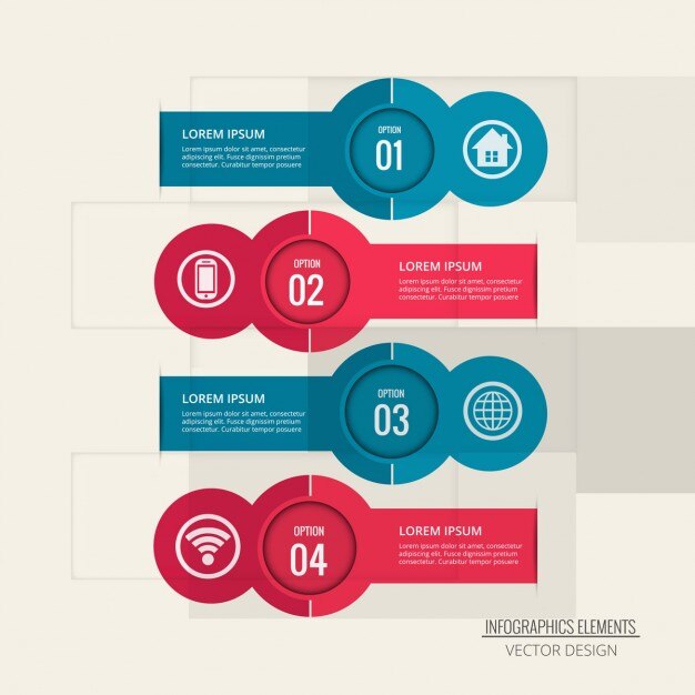 Moderne infografik hintergrund