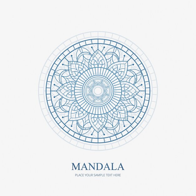 Moderne Mandala Hintergrund