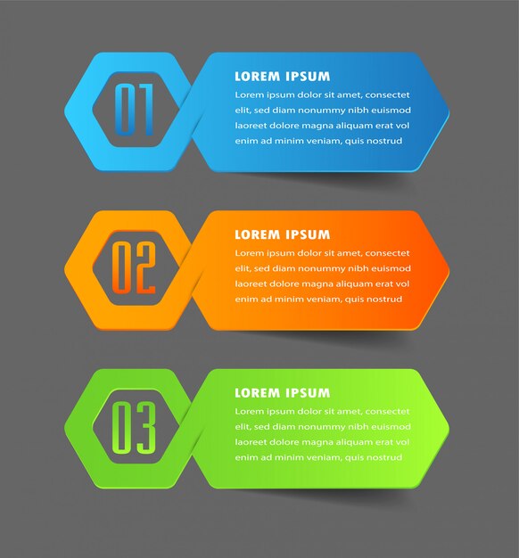 Infografiken Banner Vorlage Premium Vektor