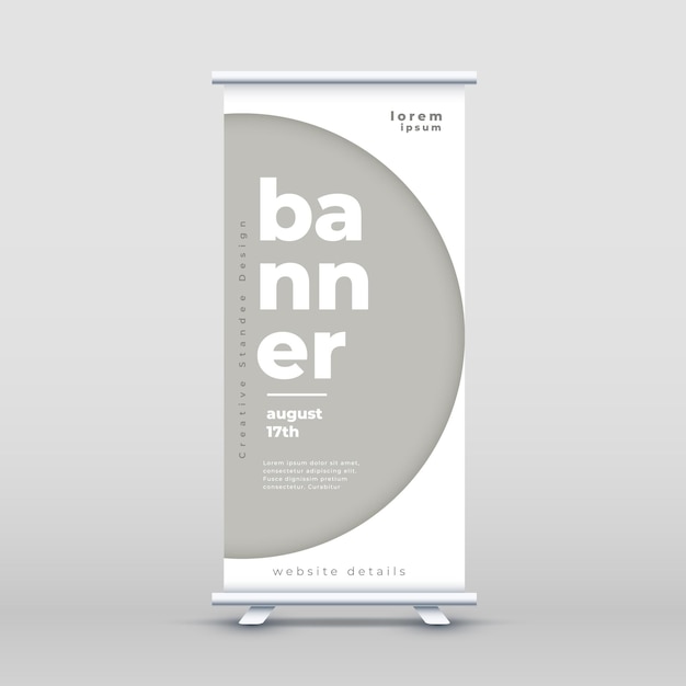 Moderne Stand-Up-Banner-Branche für die Unternehmensmarke