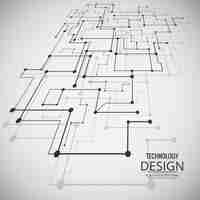 Kostenloser Vektor moderne technik hintergrund