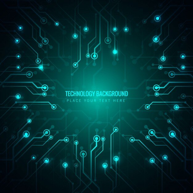 Moderne Technik Hintergrund