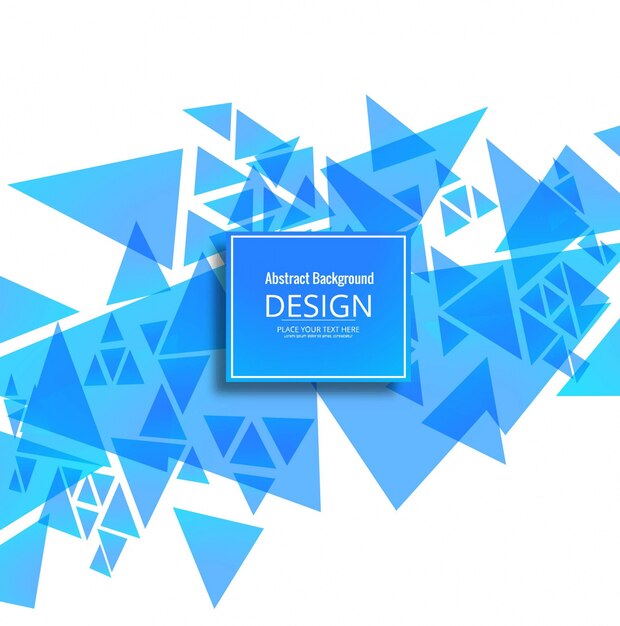 Modernen blauen geometrischen Hintergrund