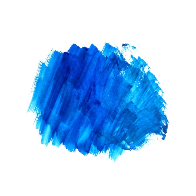 Moderner blauer Pinselstrich-Aquarell-Designhintergrund