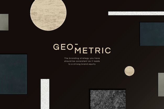 Kostenloser Vektor moderner geometrischer hintergrund