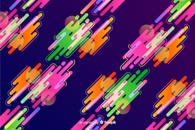 Moderner Hintergrund mit dynamischen Formen der Steigung