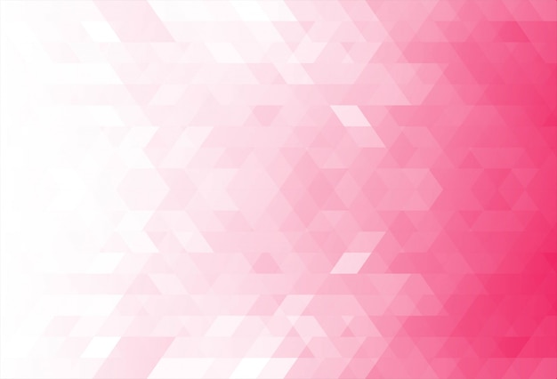 Kostenloser Vektor moderner rosa geometrischer formenhintergrund