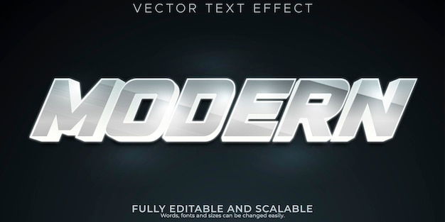 Kostenloser Vektor moderner texteffekt, bearbeitbare perspektive und eleganter textstil