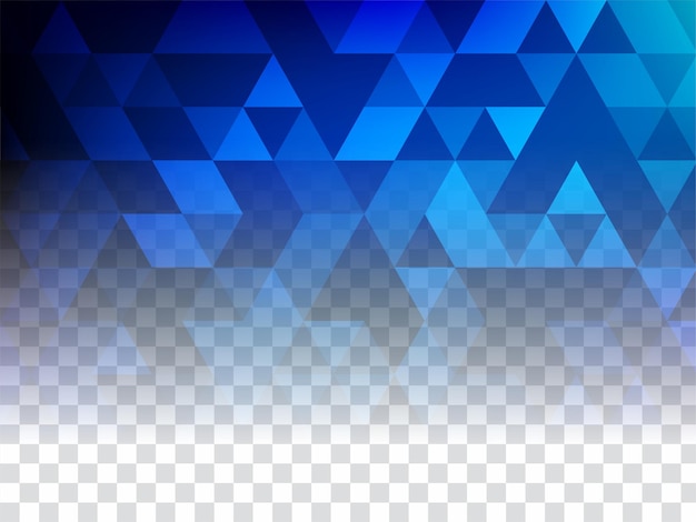 Moderner transparenter hintergrundvektor der blauen farbe geometrischer kristall Kostenlosen Vektoren