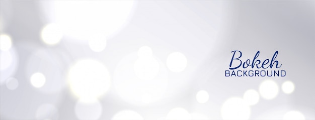 Modernes elegantes Bokeh-Bannerdesign