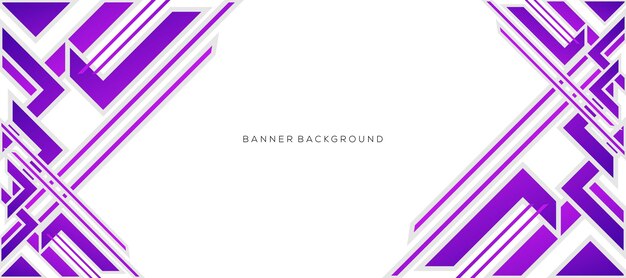 modernes violettes Hintergrund-Banner-Design geometrisch modern