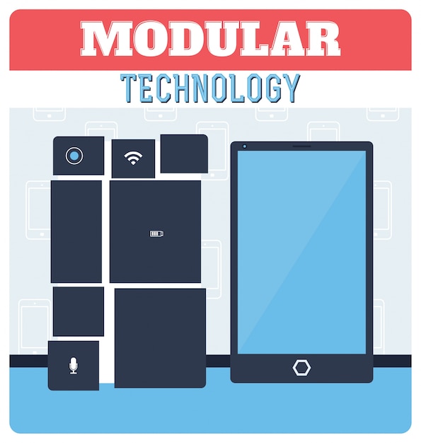Kostenloser Vektor modulare technik