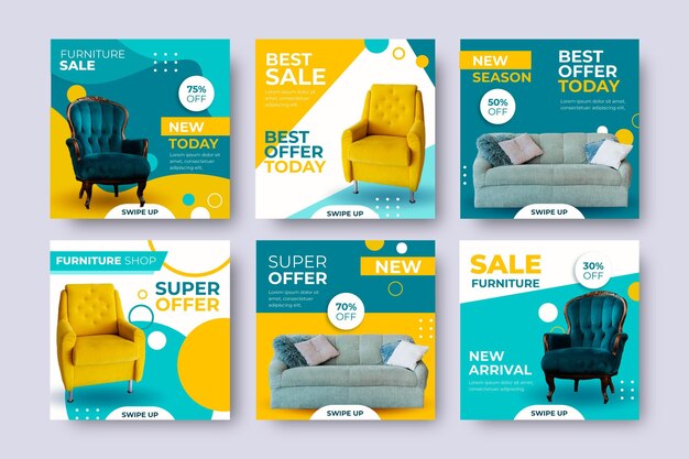 Premium Vorlage New Look Mobel Social Media Post Vorlage Banner