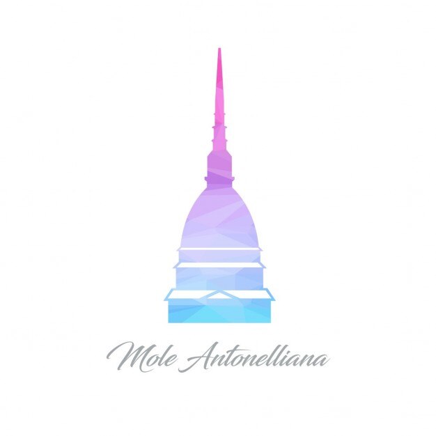 Mole antonelliana monument logo | Kostenlose Vektor