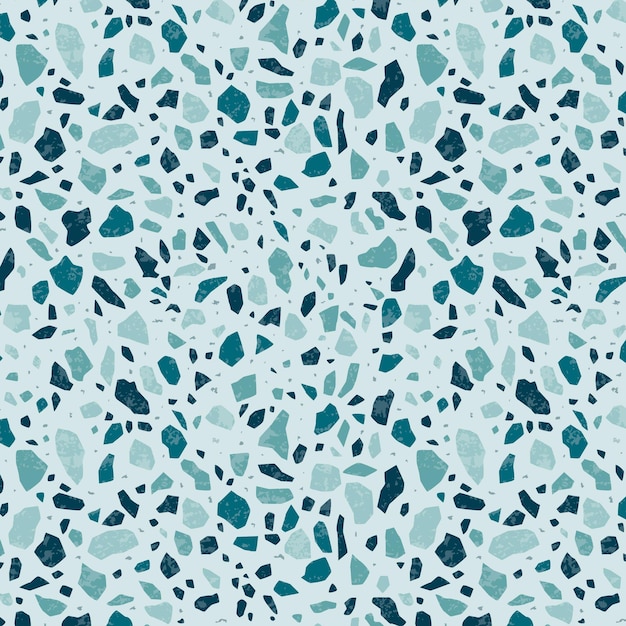 Monochromatisches Terrazzo-Musterdesign