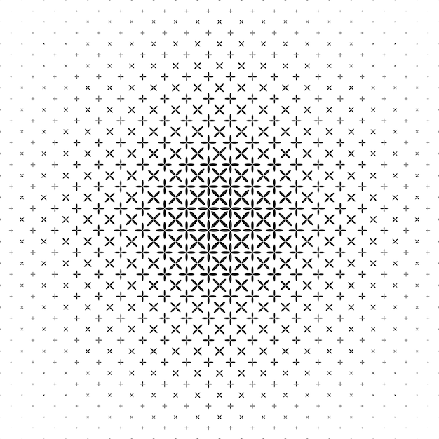 Kostenloser Vektor monochrome abstrakte ellipse muster hintergrund - schwarz und weiß geometrische vektor-grafik