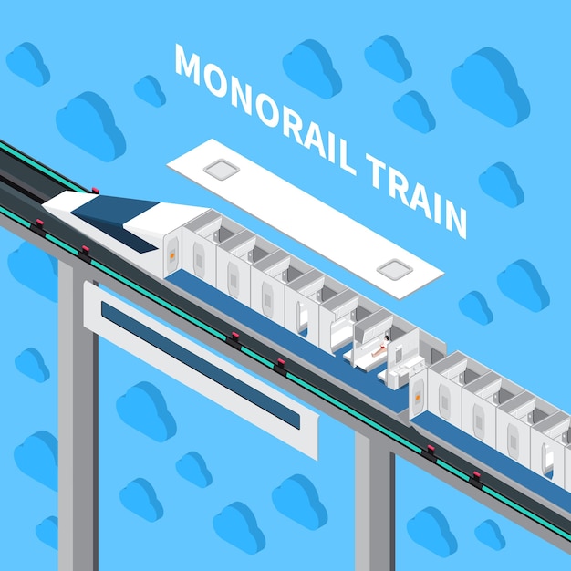 Monorail-Schnellzug