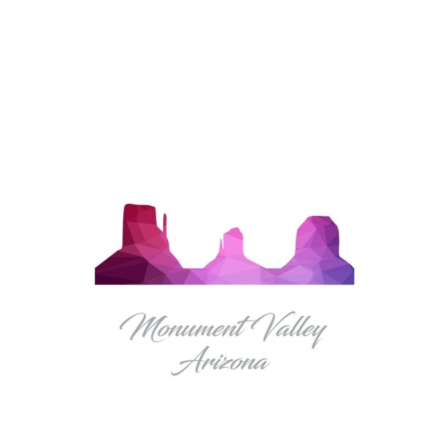 Monument valley arizona polygon-logo