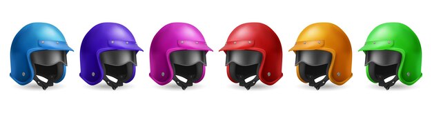 Motorradhelm-Set für Rennen und Rollerfahren