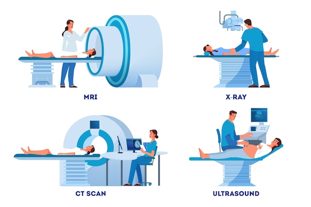 Magnetresonanztomographie-technologie. tomographie, radiologie