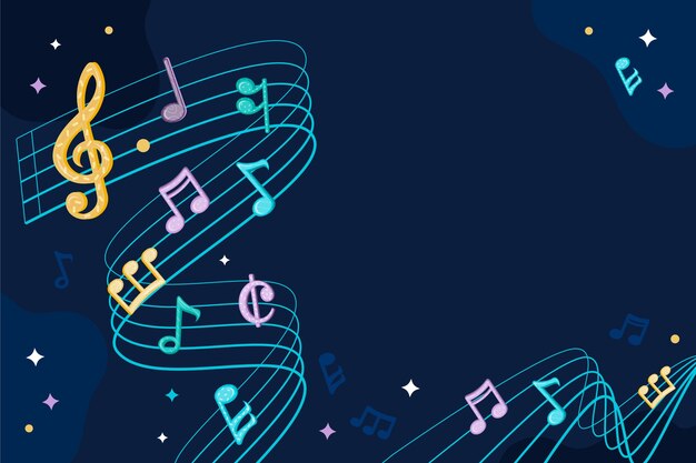 Musik-Hintergrundnoten