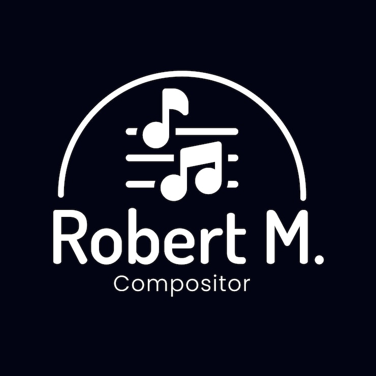Kostenlose Vektor musik-logo-vorlage