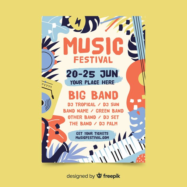 Musikfestival-Poster
