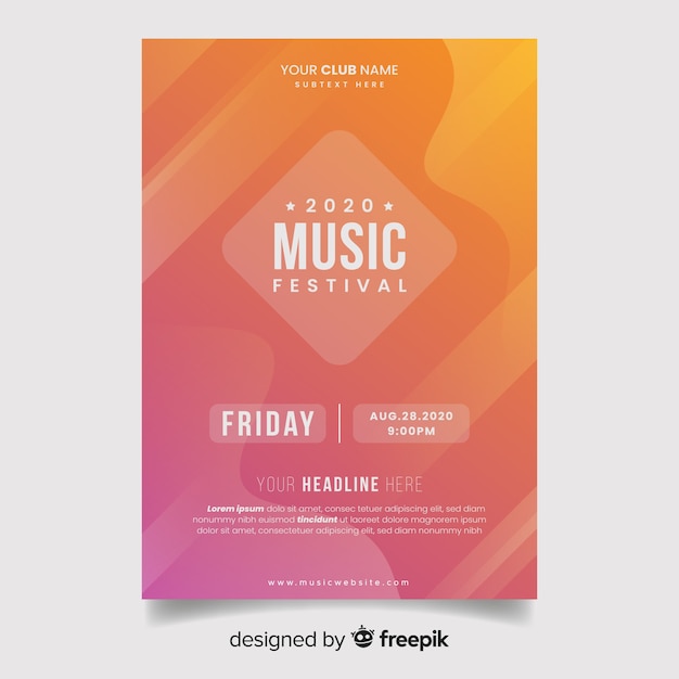 Musikfestival-poster